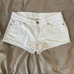 White Refuge shorts